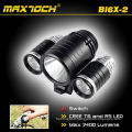 Maxtoch BI6X-2 3 * XML T6 aluminium CREE LED réflecteur de vélo